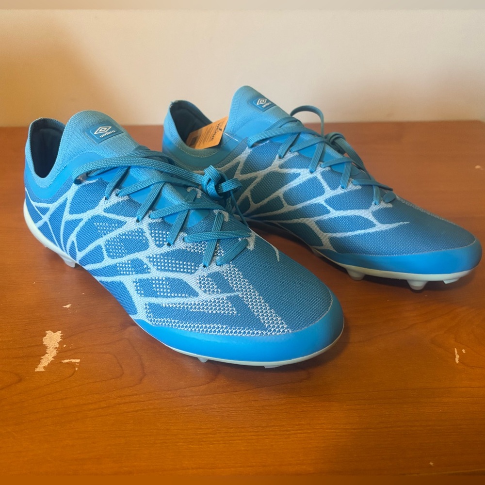 Umbro Velocity Alchemist Pro FG Soccer Cleats Blue Men’s US 12